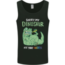 My Dinosaur Ate Your Unicorn Funny T-Rex Mens Vest Tank Top Black
