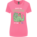 My Dinosaur Ate Your Unicorn Funny T-Rex Womens Wider Cut T-Shirt Azalea