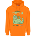 My Dinosaur Ate Your Unicorn T-Rex Funny Childrens Kids Hoodie Orange