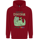 My Dinosaur Ate Your Unicorn T-Rex Funny Childrens Kids Hoodie Red