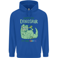 My Dinosaur Ate Your Unicorn T-Rex Funny Childrens Kids Hoodie Royal Blue