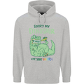 My Dinosaur Ate Your Unicorn T-Rex Funny Childrens Kids Hoodie Sports Grey