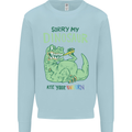 My Dinosaur Ate Your Unicorn T-Rex Funny Kids Sweatshirt Jumper Light Blue