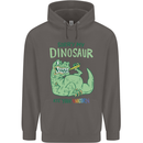 My Dinosaur Ate Your Unicorn T-Rex Funny Mens 80% Cotton Hoodie Charcoal