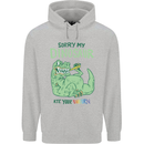 My Dinosaur Ate Your Unicorn T-Rex Funny Mens 80% Cotton Hoodie Sports Grey
