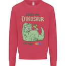 My Dinosaur Ate Your Unicorn T-Rex Funny Mens Sweatshirt Jumper Heliconia