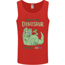 My Dinosaur Ate Your Unicorn T-Rex Funny Mens Vest Tank Top Red