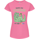 My Dinosaur Ate Your Unicorn T-Rex Funny Womens Petite Cut T-Shirt Azalea