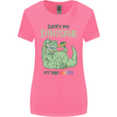 My Dinosaur Ate Your Unicorn T-Rex Funny Womens Wider Cut T-Shirt Azalea