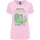 My Dinosaur Ate Your Unicorn T-Rex Funny Womens Wider Cut T-Shirt Light Pink