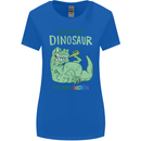 My Dinosaur Ate Your Unicorn T-Rex Funny Womens Wider Cut T-Shirt Royal Blue