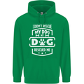 My Dog Rescued Me Funny Childrens Kids Hoodie Irish Green