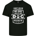 My Dog Rescued Me Funny Kids T-Shirt Childrens Black