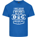 My Dog Rescued Me Funny Kids T-Shirt Childrens Royal Blue