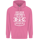 My Dog Rescued Me Funny Mens 80% Cotton Hoodie Azelea