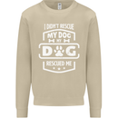 My Dog Rescued Me Funny Mens Sweatshirt Jumper Sand