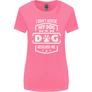 My Dog Rescued Me Funny Womens Wider Cut T-Shirt Azalea