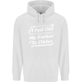My Father is Older 30th 40th 50th Birthday Childrens Kids Hoodie White