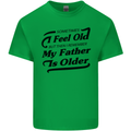 My Father is Older 30th 40th 50th Birthday Kids T-Shirt Childrens Irish Green