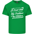 My Father is Older 30th 40th 50th Birthday Kids T-Shirt Childrens Irish Green