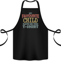 My Favourite Child Gave Me This Fathers Day Cotton Apron 100% Organic Black