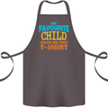 My Favourite Child Gave Me This Fathers Day Cotton Apron 100% Organic Dark Grey