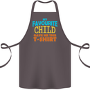 My Favourite Child Gave Me This Fathers Day Cotton Apron 100% Organic Dark Grey