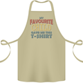 My Favourite Child Gave Me This Fathers Day Cotton Apron 100% Organic Khaki