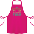 My Favourite Child Gave Me This Fathers Day Cotton Apron 100% Organic Pink