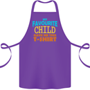My Favourite Child Gave Me This Fathers Day Cotton Apron 100% Organic Purple