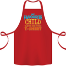 My Favourite Child Gave Me This Fathers Day Cotton Apron 100% Organic Red