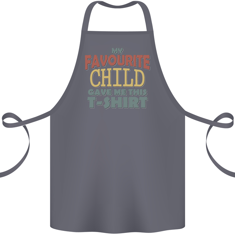 My Favourite Child Gave Me This Fathers Day Cotton Apron 100% Organic Steel
