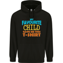 My Favourite Child Gave Me This Fathers Day Mens 80% Cotton Hoodie Black