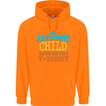 My Favourite Child Gave Me This Fathers Day Mens 80% Cotton Hoodie Orange