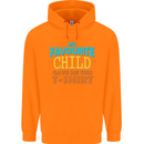 My Favourite Child Gave Me This Fathers Day Mens 80% Cotton Hoodie Orange