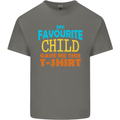 My Favourite Child Gave Me This Fathers Day Mens Cotton T-Shirt Tee Top Charcoal