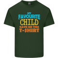 My Favourite Child Gave Me This Fathers Day Mens Cotton T-Shirt Tee Top Forest Green