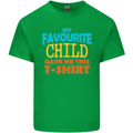 My Favourite Child Gave Me This Fathers Day Mens Cotton T-Shirt Tee Top Irish Green