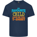 My Favourite Child Gave Me This Fathers Day Mens Cotton T-Shirt Tee Top Navy Blue