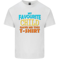 My Favourite Child Gave Me This Fathers Day Mens Cotton T-Shirt Tee Top White