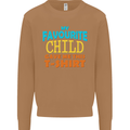 My Favourite Child Gave Me This Fathers Day Mens Sweatshirt Jumper Caramel Latte