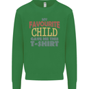 My Favourite Child Gave Me This Fathers Day Mens Sweatshirt Jumper Irish Green