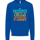 My Favourite Child Gave Me This Fathers Day Mens Sweatshirt Jumper Royal Blue