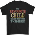 My Favourite Child Gave Me This Fathers Day Mens T-Shirt Cotton Gildan Black
