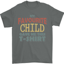 My Favourite Child Gave Me This Fathers Day Mens T-Shirt Cotton Gildan Charcoal