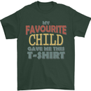 My Favourite Child Gave Me This Fathers Day Mens T-Shirt Cotton Gildan Forest Green
