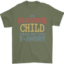 My Favourite Child Gave Me This Fathers Day Mens T-Shirt Cotton Gildan Military Green