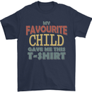 My Favourite Child Gave Me This Fathers Day Mens T-Shirt Cotton Gildan Navy Blue