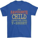My Favourite Child Gave Me This Fathers Day Mens T-Shirt Cotton Gildan Royal Blue