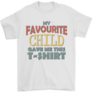 My Favourite Child Gave Me This Fathers Day Mens T-Shirt Cotton Gildan White